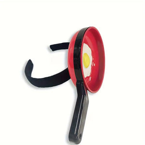 Frying Pan with Egg Headband