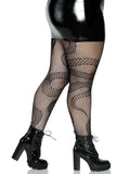 Snake Net Tights - One Size or Plus size