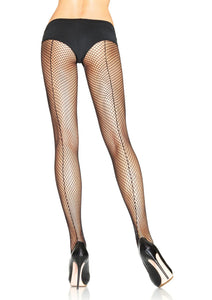 Fishnet Tights with Backseam - One Size or Queen Size