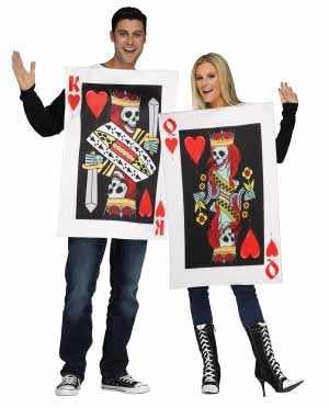 King & Queen of Hearts Adult Costumes