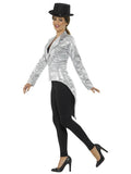 Sequin Tailcoat Jacket - Silver