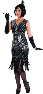 Silver Screen Flapper Adult Costume