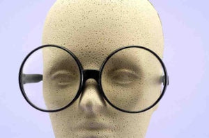 Big Round Eye Glasses Black