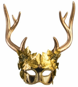 Mythical Creatures Golden Faun Mask