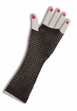 Long Fishnet Fingerless Gloves