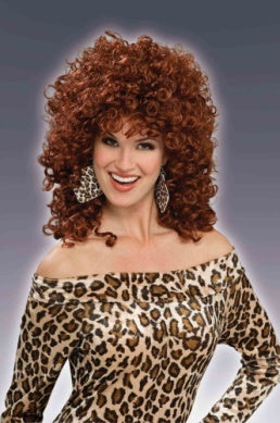 80s Wild Curl Adult Wig