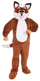 Flush Fox Adult Mascot Costume