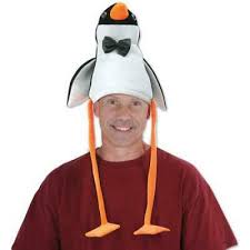 Plush Penquin Hat