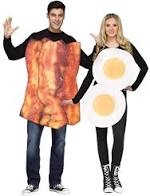 Bacon & Eggs Couple Costume