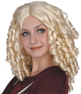 Deluxe Blond Ringlet Wig